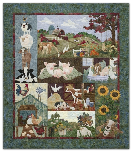 Back on the Farm Mckenna ryan on sale quilt designs 500pc Jigsaw Puzzle by Cobble Hill